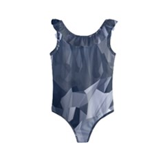 Gray Mountain Illustration Grey Mountain Digital Kids  Frill Swimsuit by Cendanart