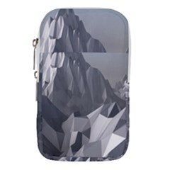 Gray Mountain Illustration Grey Mountain Digital Waist Pouch (large) by Cendanart