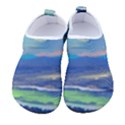 Mountains And Trees Illustration Painting Clouds Sky Landscape Men s Sock-Style Water Shoes View1