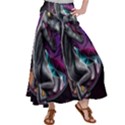 Style Dinosaur  80s Synth Retrowave Women s Satin Palazzo Pants View1