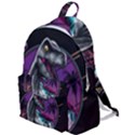 Style Dinosaur  80s Synth Retrowave The Plain Backpack View1