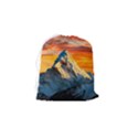 Snow Capped Mountain Himalayas Clouds Landscape Nature Drawstring Pouch (Small) View2