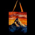 Snow Capped Mountain Himalayas Clouds Landscape Nature Zipper Classic Tote Bag View2