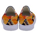 Snow Capped Mountain Himalayas Clouds Landscape Nature Kids  Canvas Slip Ons View4