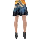 Snow Capped Mountain Himalayas Clouds Landscape Nature Wrap Front Skirt View2