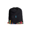 Tetris Game Drawstring Pouch (Medium) View1