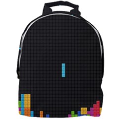 Tetris Game Mini Full Print Backpack by Cendanart