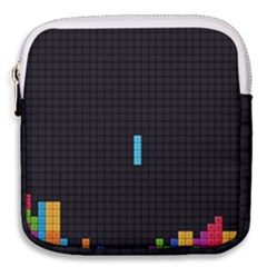 Tetris Game Mini Square Pouch by Cendanart