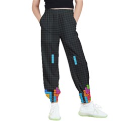 Tetris Game Kids  Joggers by Cendanart