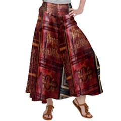 Books Old Women s Satin Palazzo Pants by Cendanart