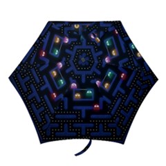 Retro Games Mini Folding Umbrellas