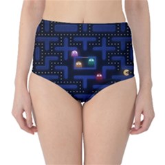 Retro Games Classic High-waist Bikini Bottoms by Cendanart