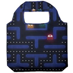 Retro Games Foldable Grocery Recycle Bag by Cendanart