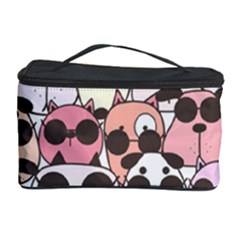 Cute Dog Seamless Pattern Background Cosmetic Storage Case