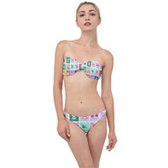 Christmas Wreath Advent Classic Bandeau Bikini Set by Bedest