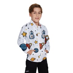 Set Cartoon Symbol Pattern Kids  Windbreaker by Bedest