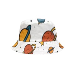 Set Cartoon Symbol Pattern Bucket Hat (kids) by Bedest