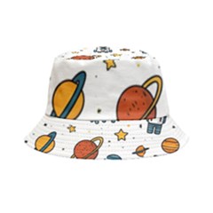 Set Cartoon Symbol Pattern Inside Out Bucket Hat by Bedest