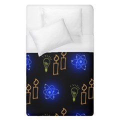 Background Doodles Candles Graphic Duvet Cover (single Size) by Bedest