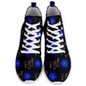 Background Doodles Candles Graphic Men s Lightweight High Top Sneakers View1