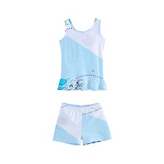 Astronaut Spaceship Kids  Boyleg Swimsuit by Bedest