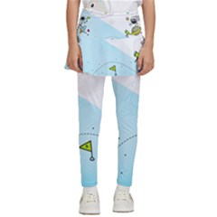 Astronaut Spaceship Kids  Skirted Pants by Bedest