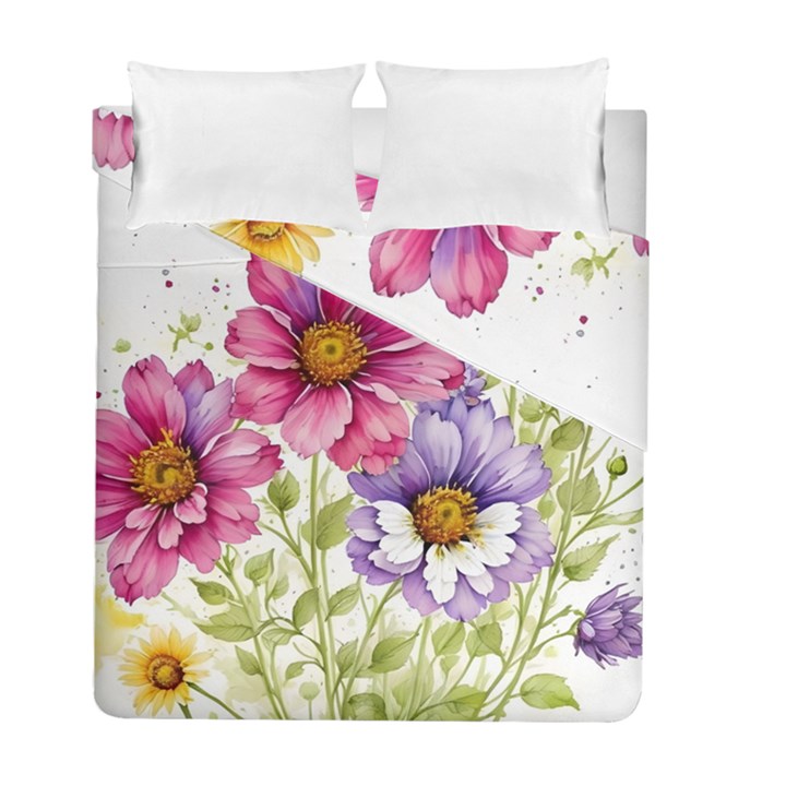 Flourish Colours Invitation Duvet Cover Double Side (Full/ Double Size)