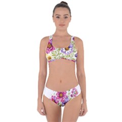 Flourish Colours Invitation Criss Cross Bikini Set by Bedest