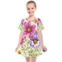 Flourish Colours Invitation Kids  Smock Dress View1