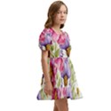 Flourish Colours Invitation Kids  Short Sleeve Dolly Dress View3