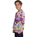 Flourish Colours Invitation Kids  Crewneck Sweatshirt View2