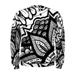 Flower Mandala Pattern Doodle Men s Sweatshirt by Bedest