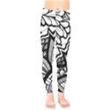 Flower Mandala Pattern Doodle Kids  Leggings View1