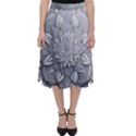 Flower Ornament Graphic Ornate Classic Midi Skirt View1