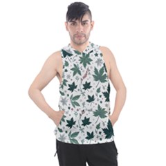 Leaves Nature Bloom Men s Sleeveless Hoodie by Bedest