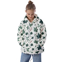 Leaves Nature Bloom Kids  Oversized Hoodie by Bedest