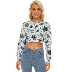 Leaves Nature Bloom Lightweight Long Sleeve Sweatshirt by Bedest