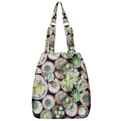 Cactus Nature Plant Desert Center Zip Backpack by Bedest