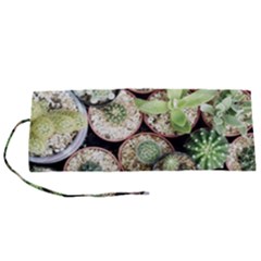 Cactus Nature Plant Desert Roll Up Canvas Pencil Holder (s) by Bedest