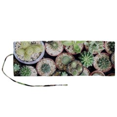 Cactus Nature Plant Desert Roll Up Canvas Pencil Holder (m) by Bedest