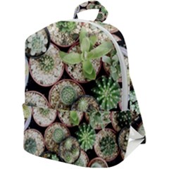 Cactus Nature Plant Desert Zip Up Backpack by Bedest