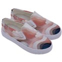 Abstract Pastel Waves Organic Kids  Canvas Slip Ons View3