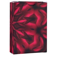 Kaleidoscope Template Red Abstract Playing Cards Single Design (rectangle) With Custom Box