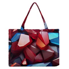 Jewelry Gemstones Zipper Medium Tote Bag by Grandong