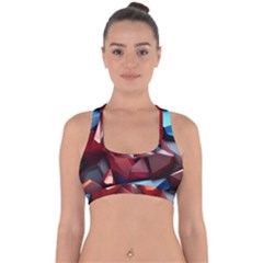 Jewelry Gemstones Cross Back Hipster Bikini Top  by Grandong