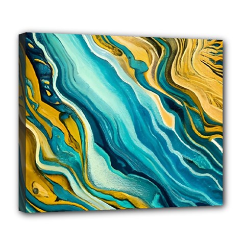 Painting Liquid Water Deluxe Canvas 24  X 20  (stretched)