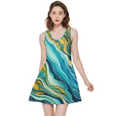 Painting Liquid Water Inside Out Reversible Sleeveless Dress by Grandong