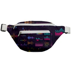 Colorful Sound Wave Set Fanny Pack by Bedest