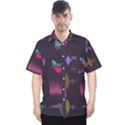 Colorful Sound Wave Set Men s Hawaii Shirt View1