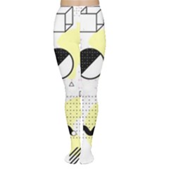 Graphic Design Geometric Background Tights by Bedest